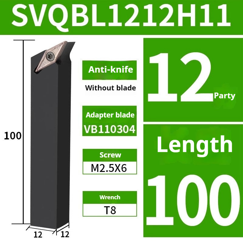 117.5 degree screw type cylindrical tool holder SVQBR/SVQBL1616H11/2020K16/2525M16 turning tool Shandong Denso Pricision Tools Co.,Ltd.